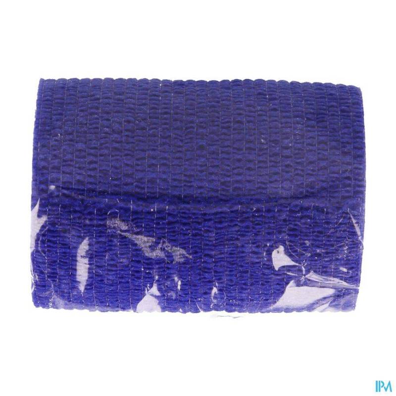 Cohesief Verband Blauw 7,5cmx4,5m Covarmed