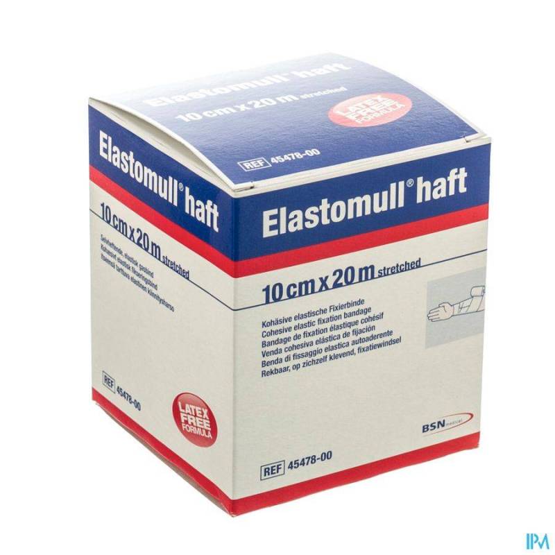 Elastomull Haft Latexvrij 10cmx20m 4547800