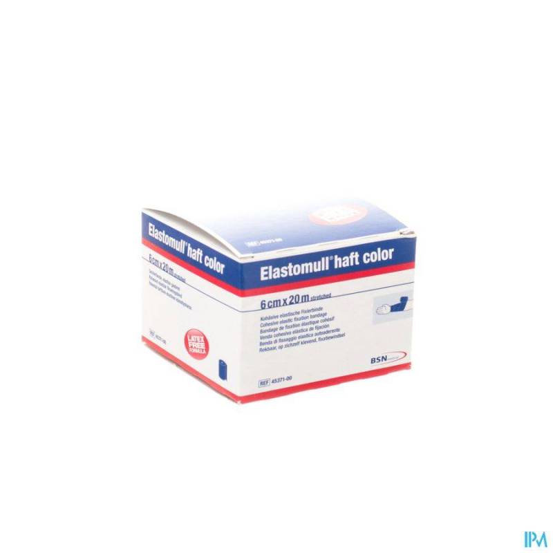 ELASTOMULL HAFT S/LATEX 6CMX20M BLEU 4537100