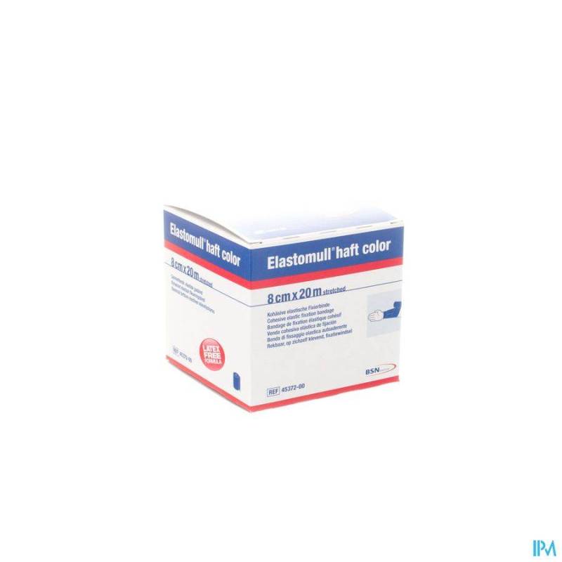 ELASTOMULL HAFT S/LATEX 8CMX20M BLEU 4537200