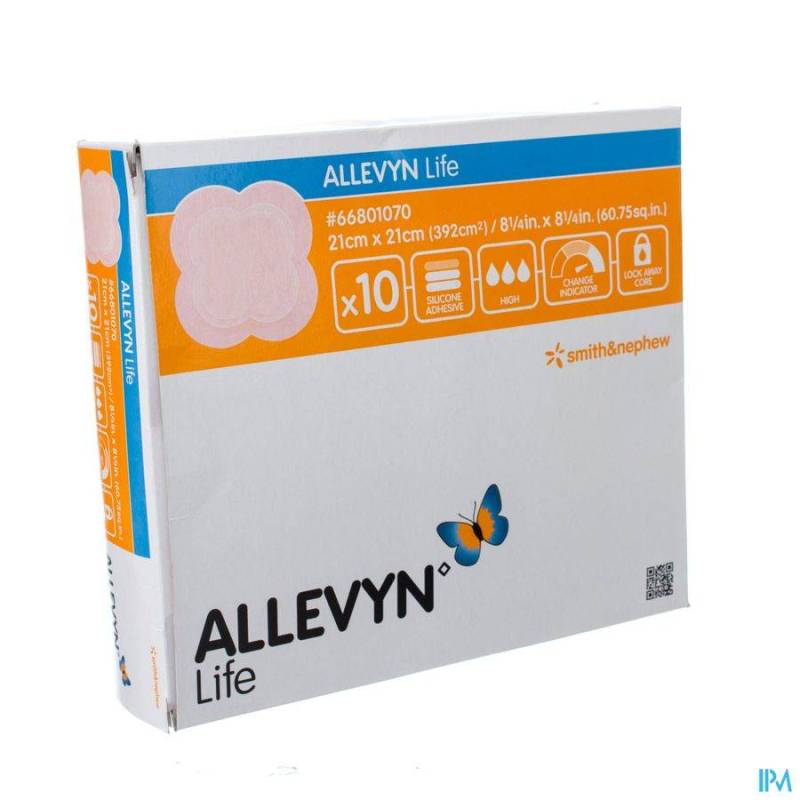 ALLEVYN LIFE PANS 21,0X21,0CM 10 66801070