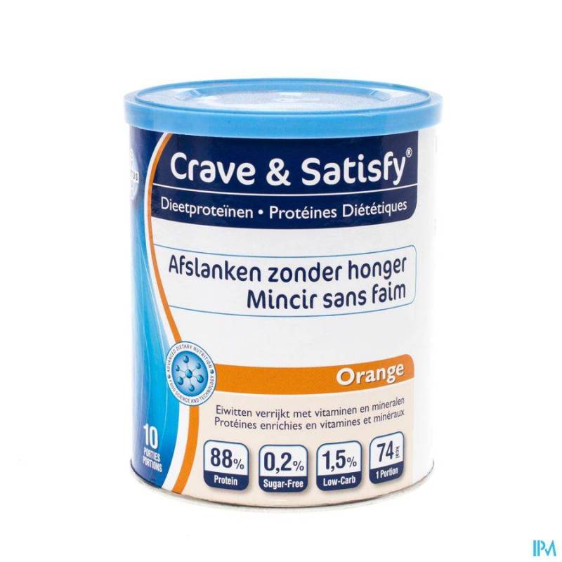 Crave & Satisfy Dieetproteinen Orange Pot 200g