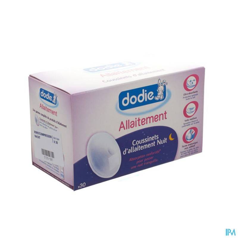 DODIE COUSSINETS ALLAITEMENT NUIT ADHESIF 30