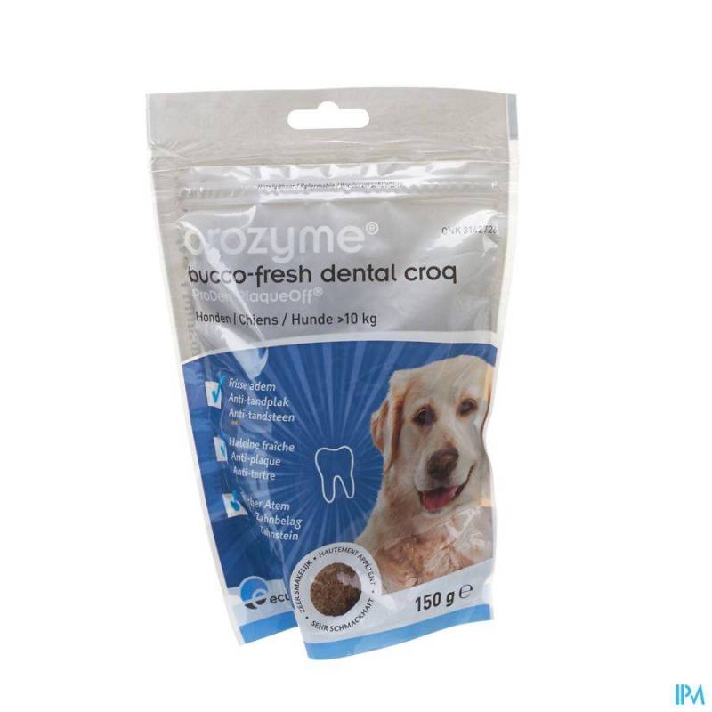 OROZYME BUCCO-FRESH DENTAL CROQ DOG >10KG 150G