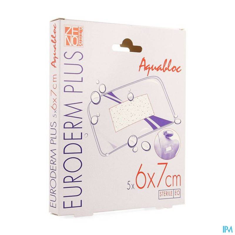 EURODERM PLUS 6X 7CM 5 PANSEMENT STERIL WTP