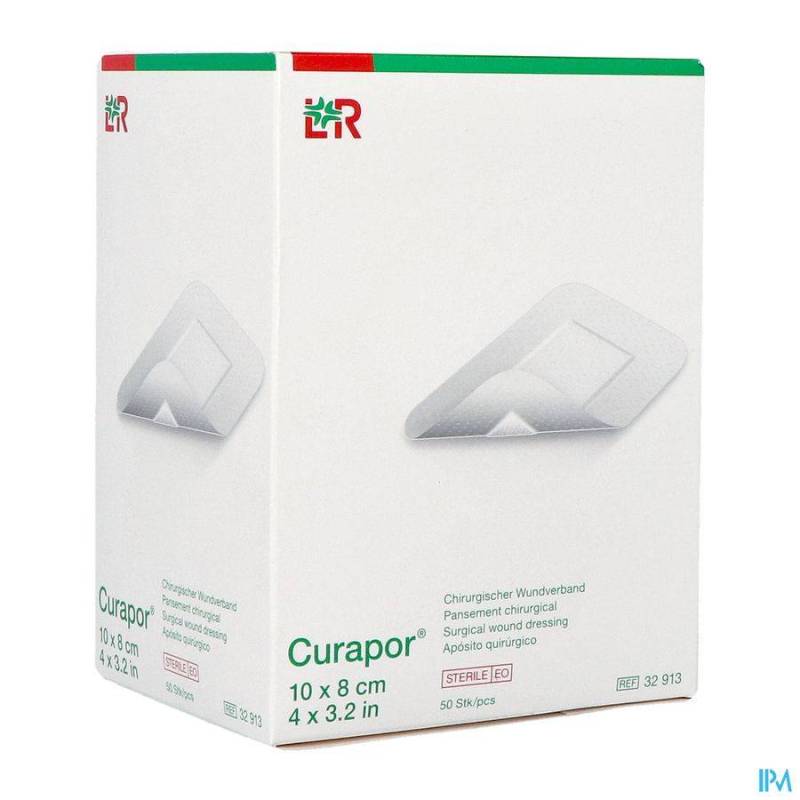 CURAPOR PANS CHIRURG. STERIL 8CMX10CM 50 32913