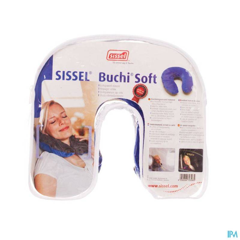 Sissel Buchi Soft Blauw/grijs Nekkussen U-vorm