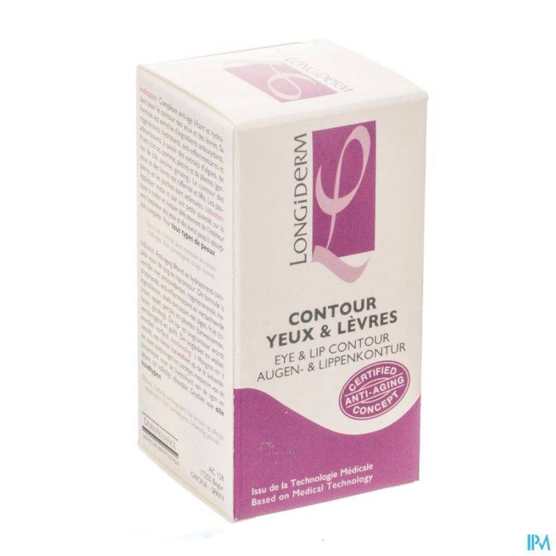 LONGIDERM CONTOUR YEUX&LEVRES CREME 15ML