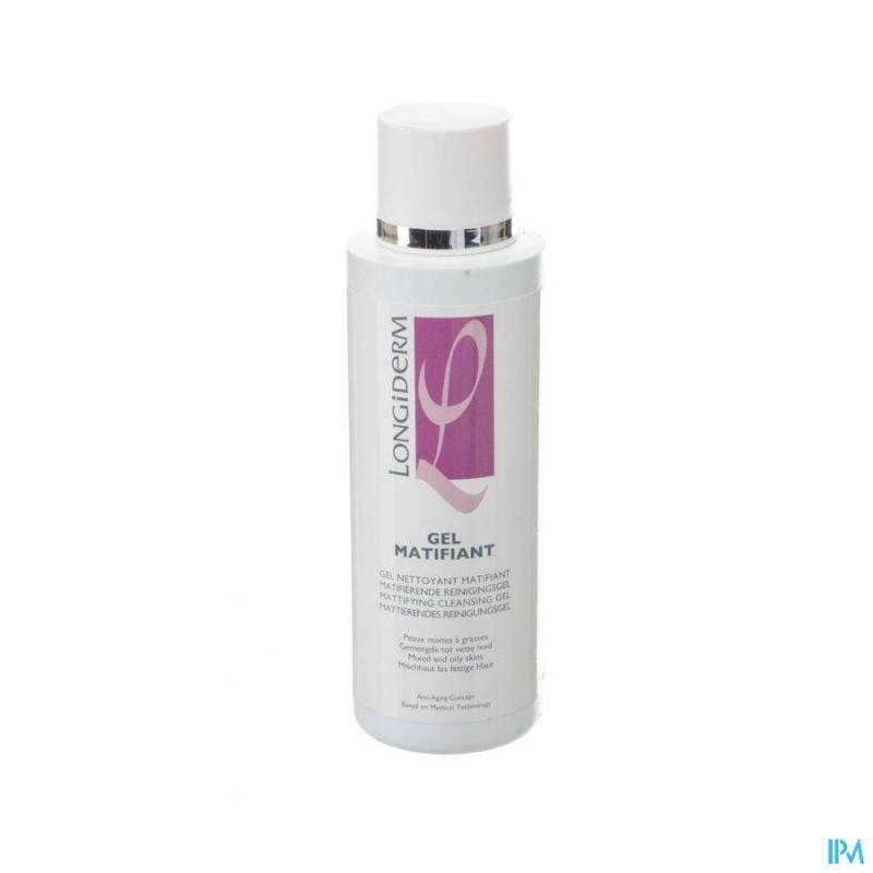 LONGIDERM GEL MATIFIANT NETTOYANT FL 200ML