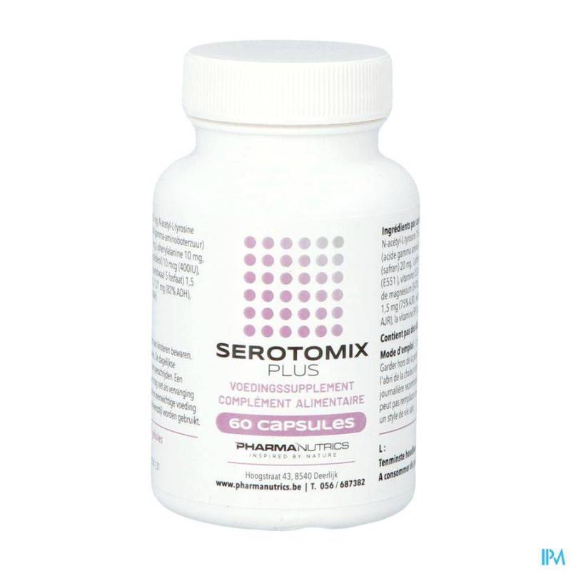 SEROTOMIX PLUS V-CAPS 60 PHARMANUTRICS