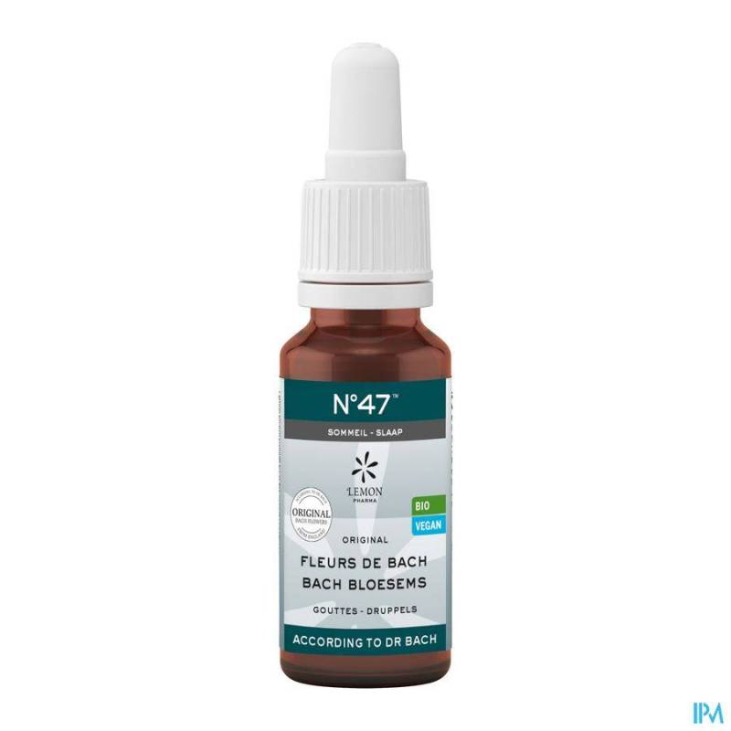 Bachbloesem Bio N47 Druppels Slaap 20ml