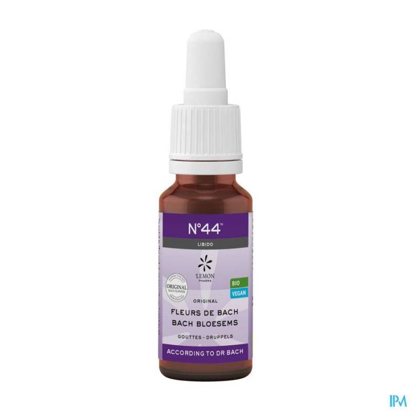 FLEURS DE BACH BIO N44 GOUTTES LIBIDO 20ML