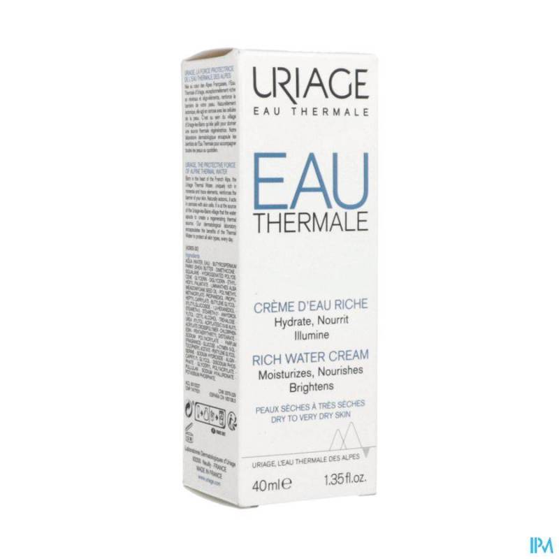 URIAGE EAU THERMALE CREME EAU RICHE 40ML