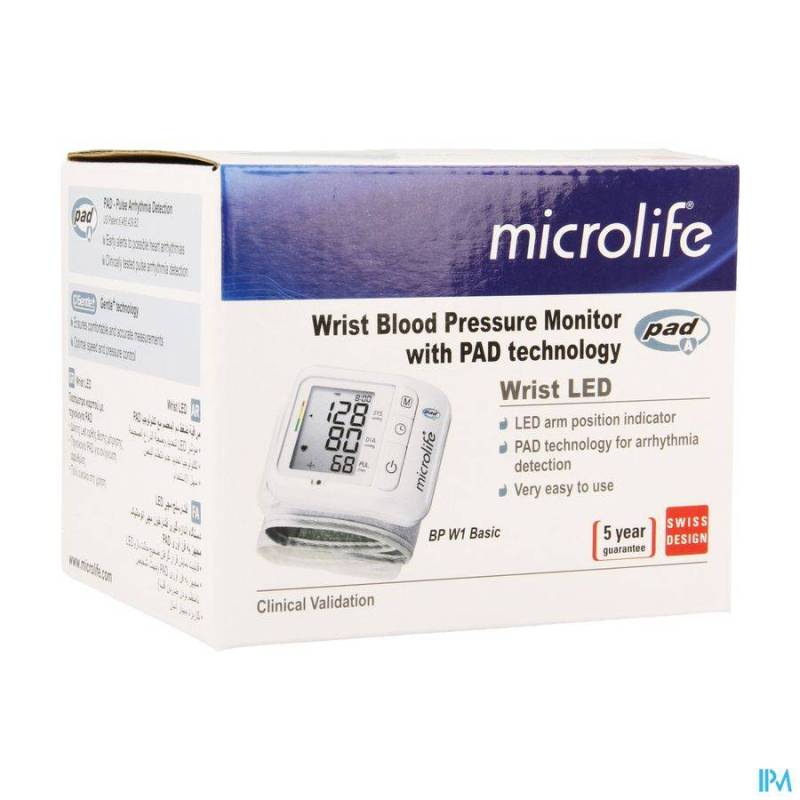 Microlife Bp W1 Basic Bloeddrukmeter Autom. Pols