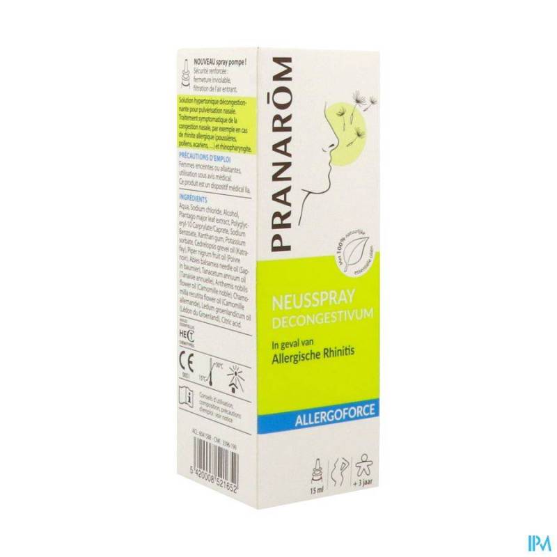 ALLERGOFORCE SPRAY NASAL HLE ESS NF 15ML