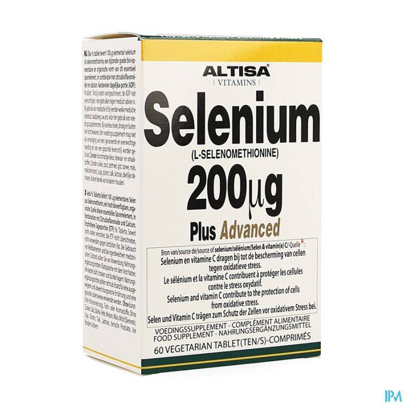 Altisa Selenium 200mcg Plus Advanced Tabletten 60