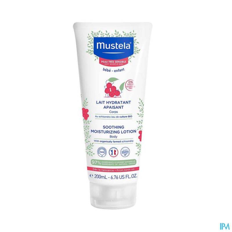 Mustela Hydraterende Verzachtende Melk Zeer Gevoelige Huid 200ml