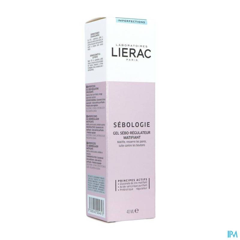 Lierac Sebologie Gel Regul.correct.imperf.tbe 40ml