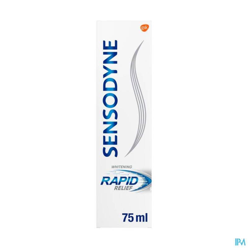 SENSODYNE RAPID RELIEF WHITENING DENTIFRICE 75ML