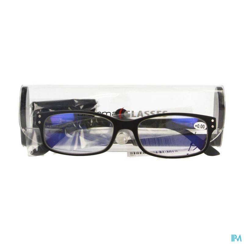 PHARMAGLASSES VISIONBLUE PC01 LUN.LECT.+0.00 BLACK