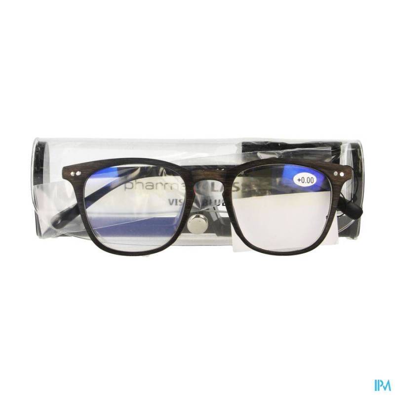 PHARMAGLASSES VISIONBLUE PC02 LUN.LECT.+0.00 BROWN