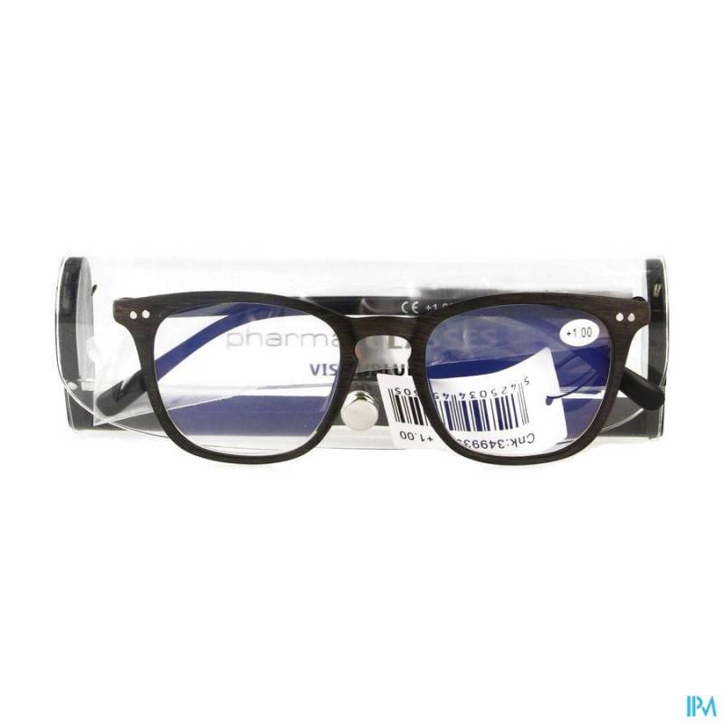 Pharmaglasses Visionblue Pc02 Leesbril +1.00 Brown