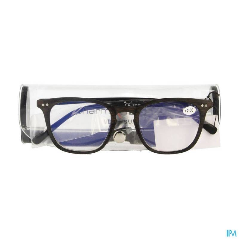 Pharmaglasses Visionblue Pc02 Leesbril +2.00 Brown