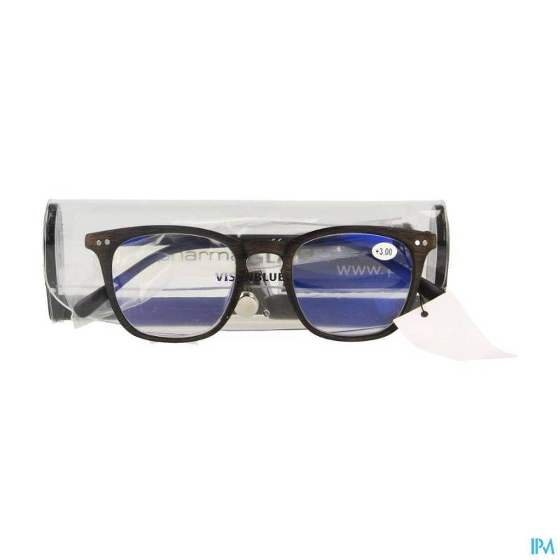 Pharmaglasses Visionblue Pc02 Leesbril +3.00 Brown