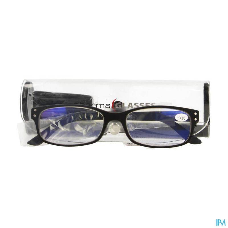 Pharmaglasses Visionblue Pc01 Leesbril +3.00 Black