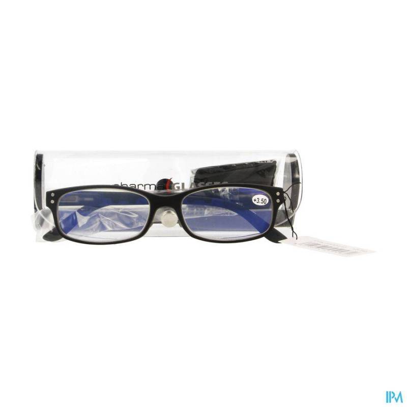 Pharmaglasses Visionblue Pc01 Leesbril +3.50 Black