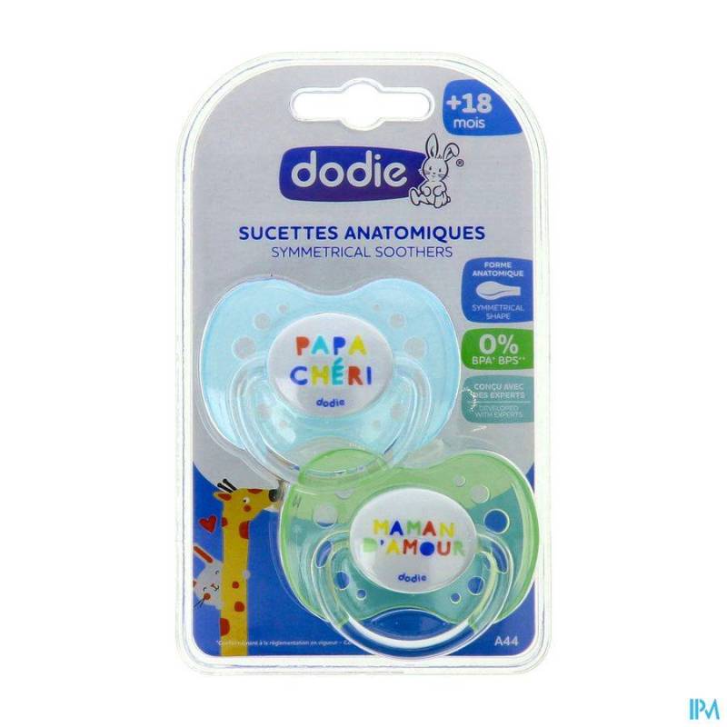 DODIE SUCETTE ANATOMIQUE SILIC. +18M FAN A44 2