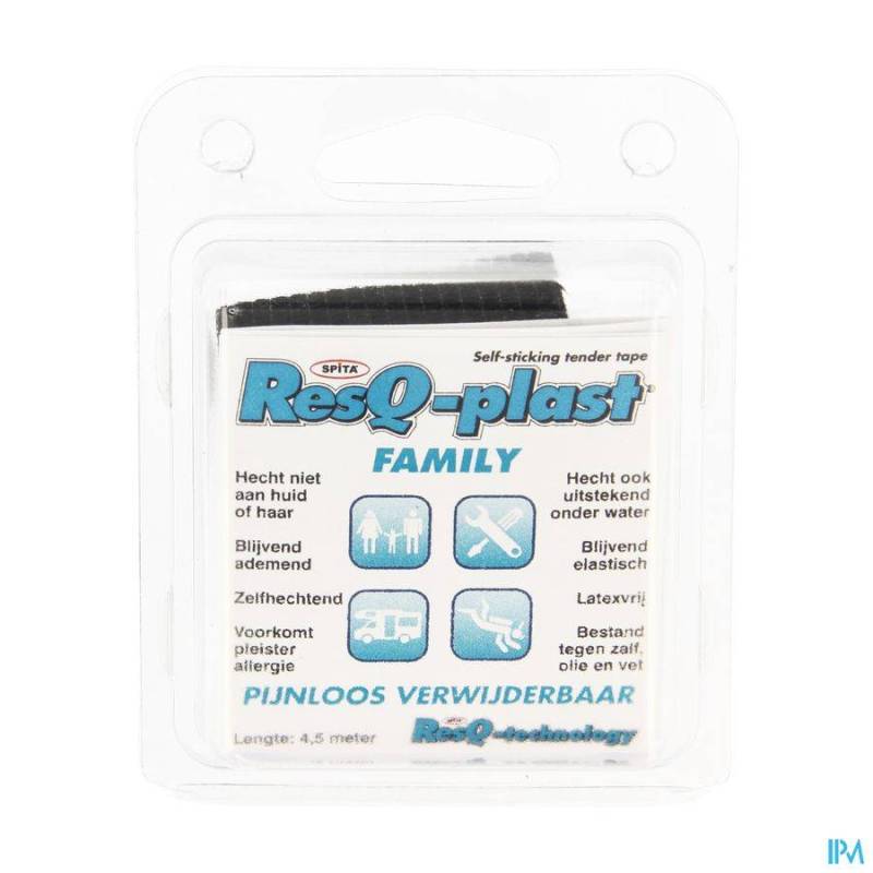 Resq-plast Family 4,5mx50mm Zwart 1