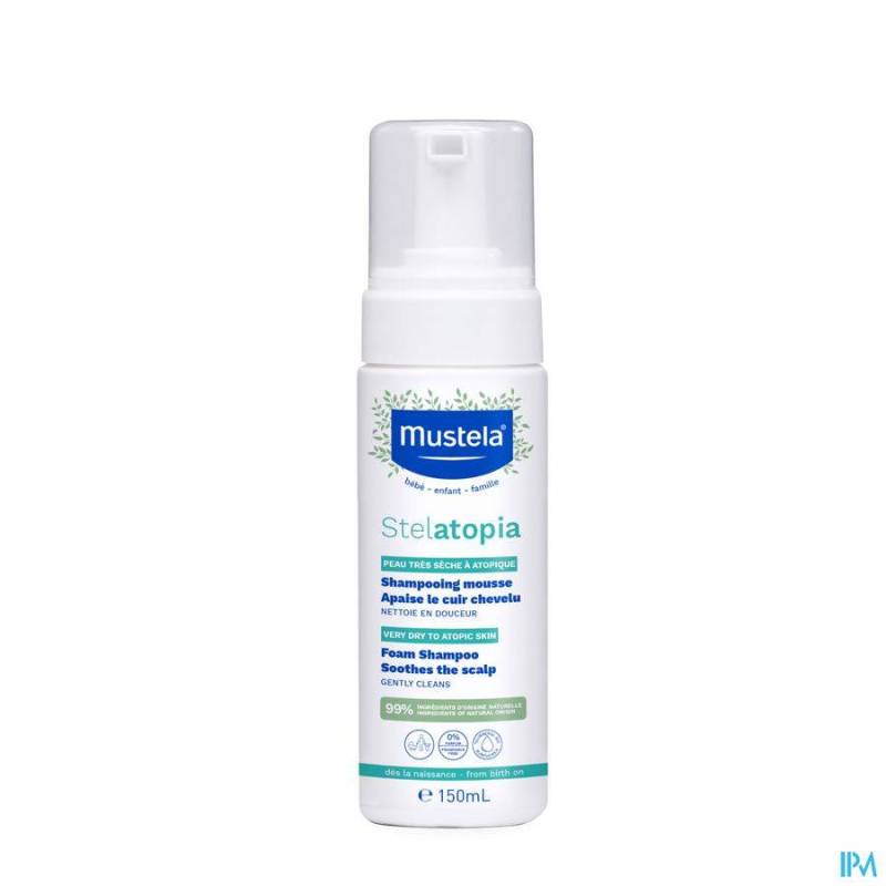 Mustela Stelatopia Schuimshampoo Atopische Huid 150ml