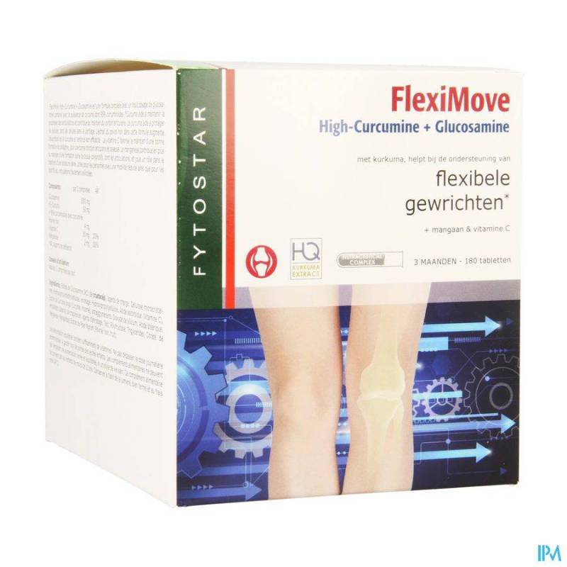 Fytostar Flexi Move Curcumine + Glucosam. Comp 180