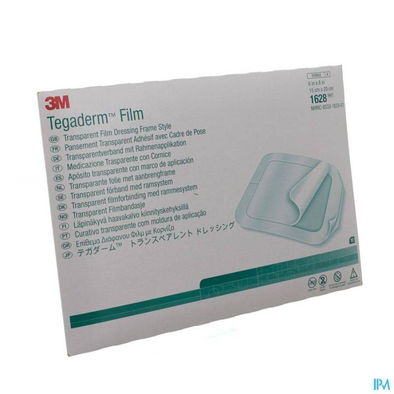 TEGADERM 3M TRANSP 15X20CM 10 1628