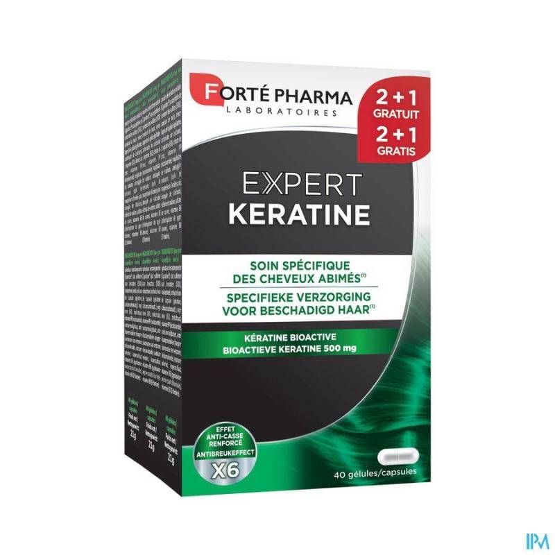 Forté Pharma Expert Keratine 120 Capsules 2+1 Gratis