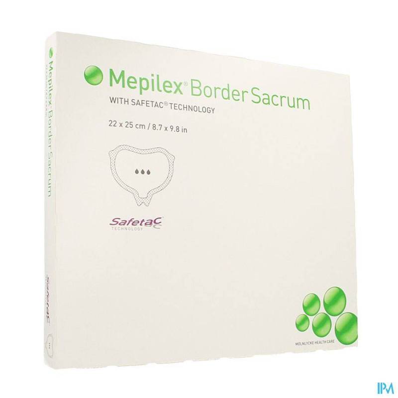 MEPILEX BORDER SACRUM STER 22,0X25,0 5 282450