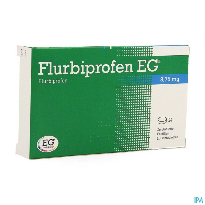 FLURBIPROFEN EG 8,75MG PASTILLES A SUCER 24  - Generisch