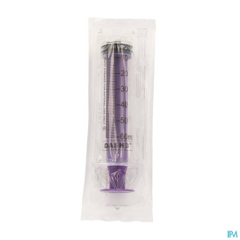 ENFIT SERINGUE DASH3 ECCENTRIC TIP 60ML