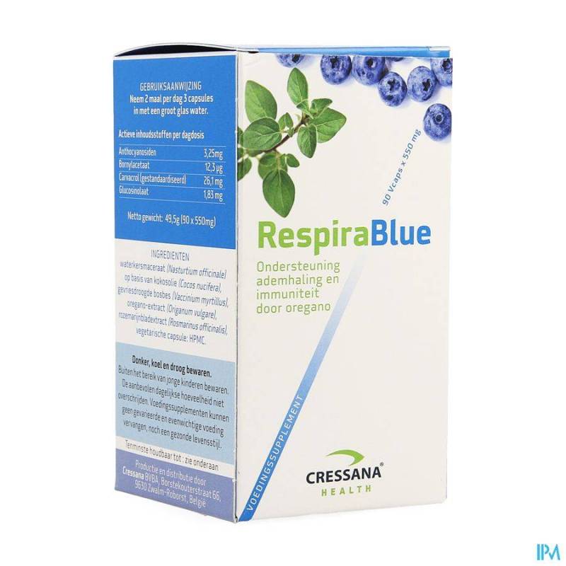 Cressan Respirablue 90x550mg