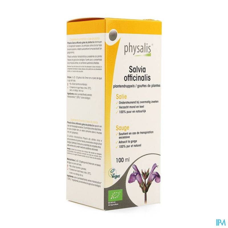 Physalis Epf Salvia Officinalis Bio 100ml