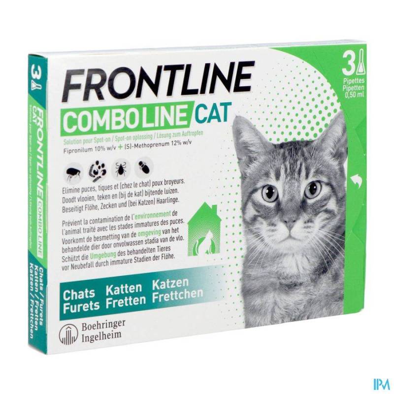 FRONTLINE COMBO LINE CAT 3X0,5 ML