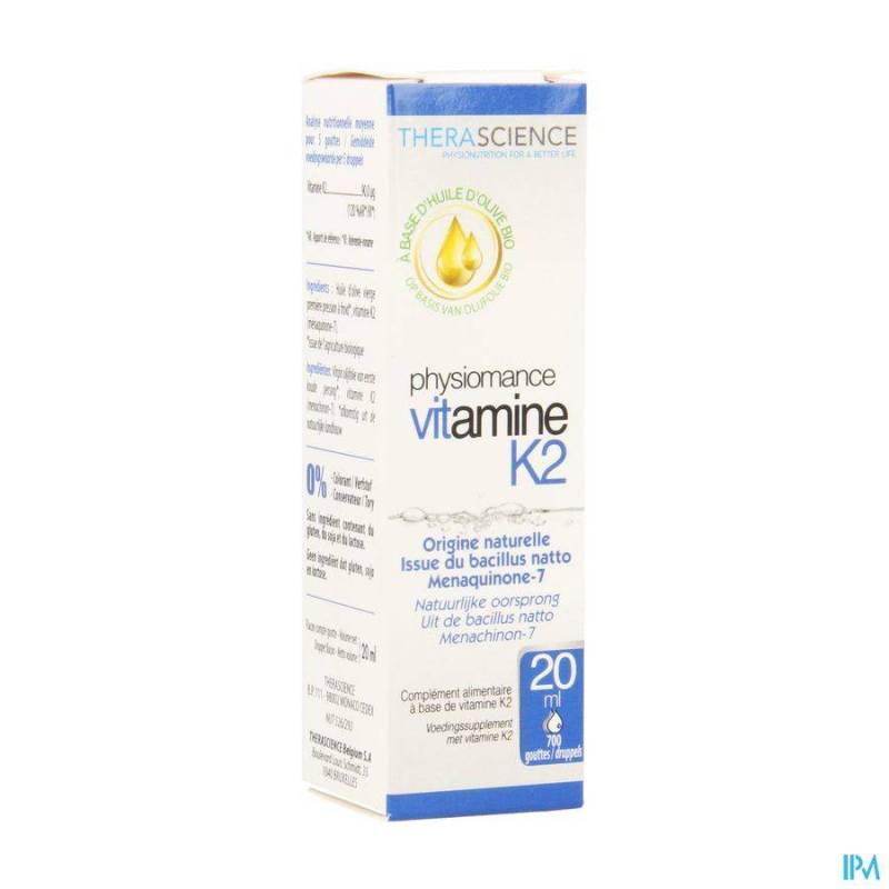 Physiomance Vitamine K2 Flacon 20ml Phy291