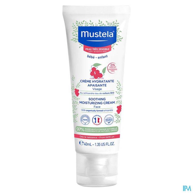 Mustela Hydraterende Verzachtende Crème Zeer Gevoelige Huid 40ml