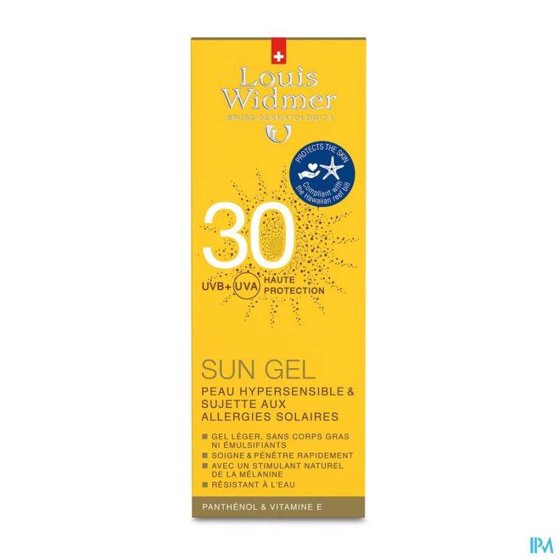 WIDMER SUN GEL IP30 PARF TUBE 100ML