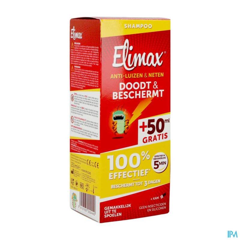 ELIMAX SHAMPOO A/POUX FL 250ML