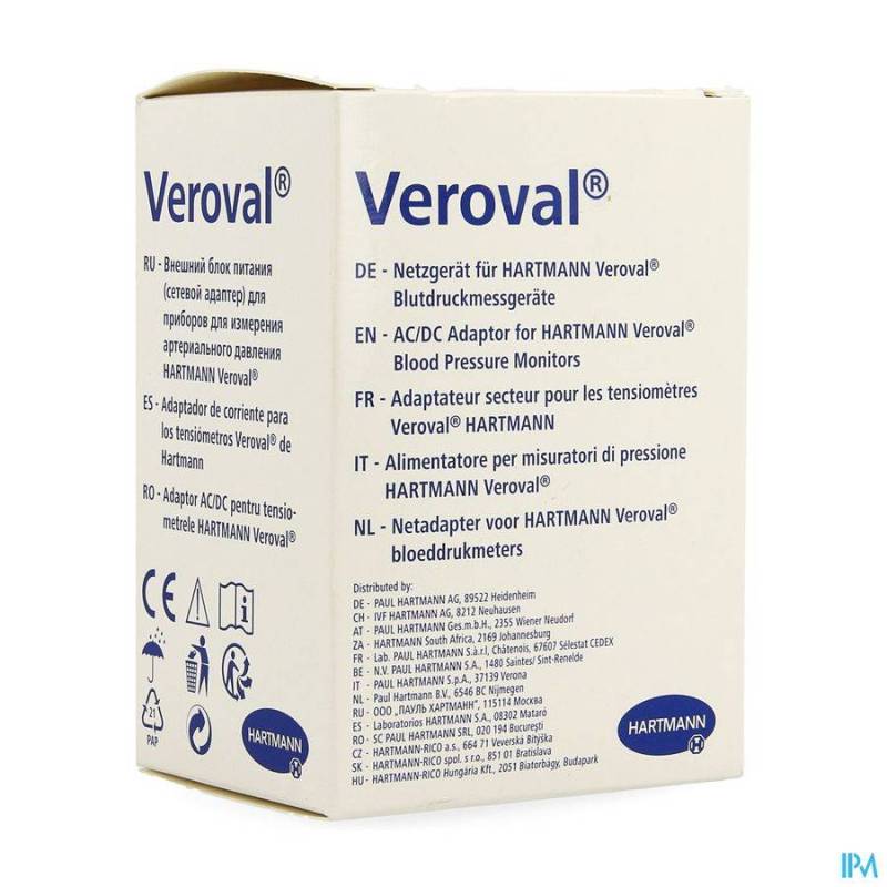 VEROVAL ADAPTEUR SECTEUR TENSIOMETRE 9253911