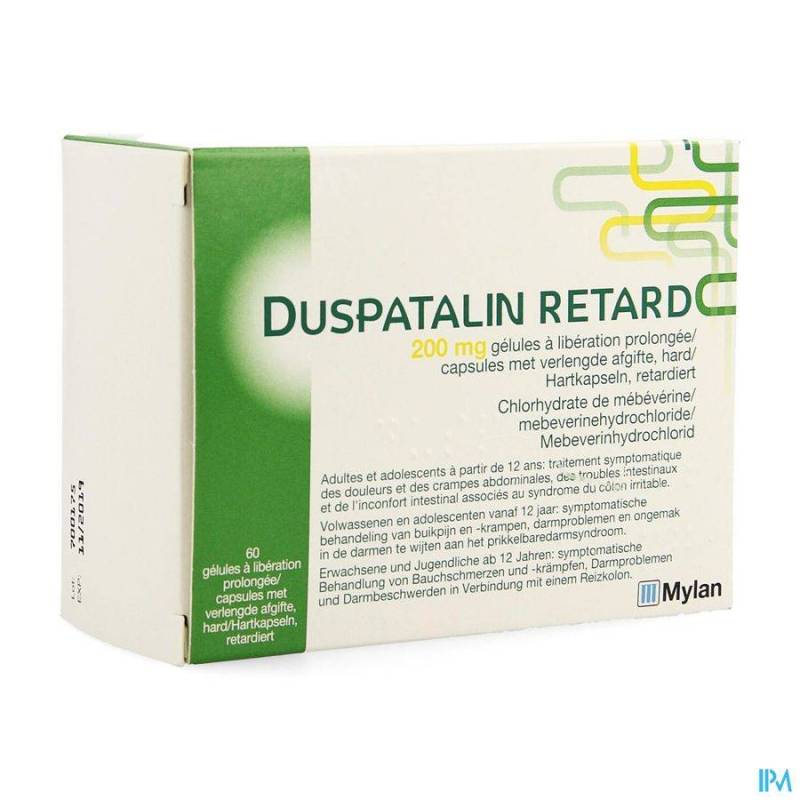 Duspatalin Retard 200mg Pi Pharma Caps Dur 60 Pip