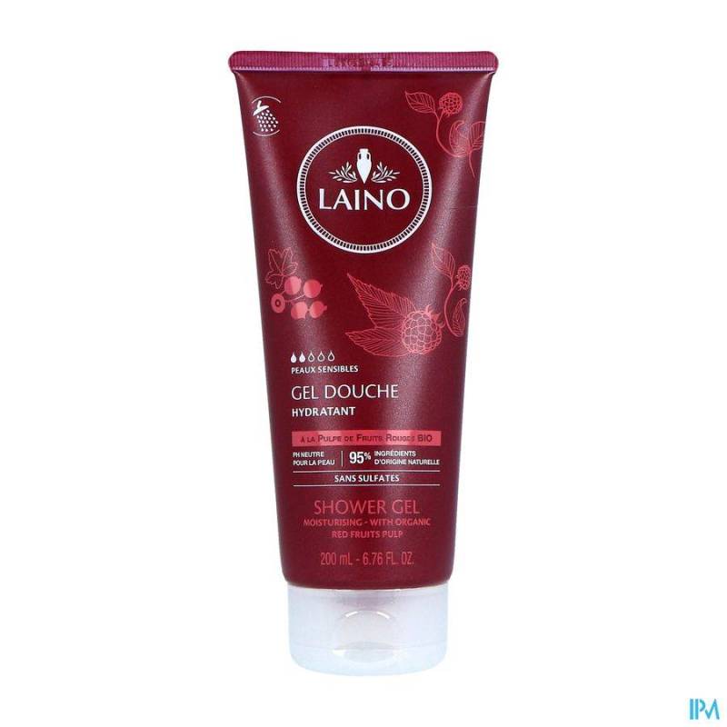 LAINO GEL DOUCHE PULPE FRUITS ROUGES 200ML