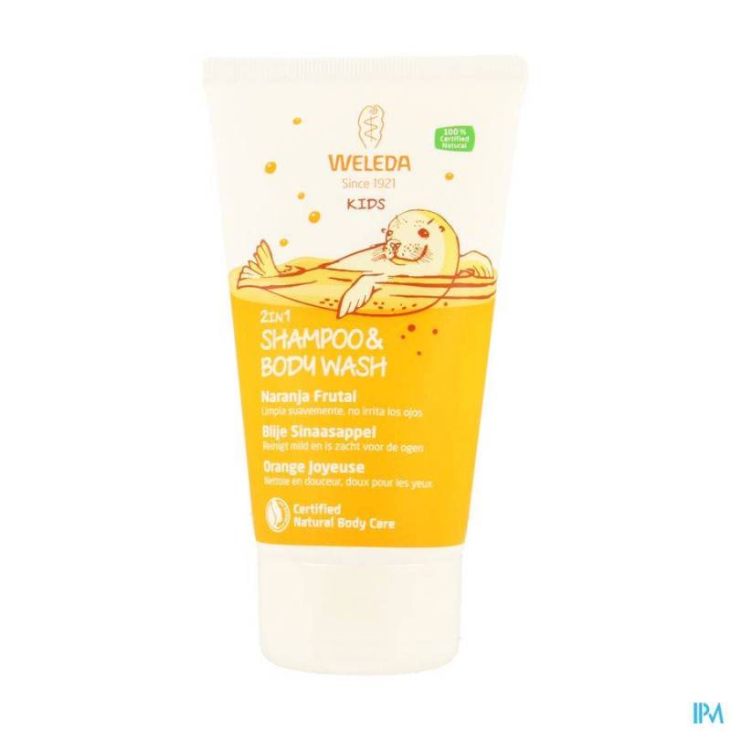 WELEDA SHAMPOO & BODYWASH 2EN1 ORANGE 150ML